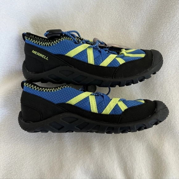 Merrell Kids' Hydro Cove Blue and Yellow Water Shoe - Picture 3 of 4